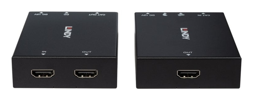 Lindy 39350 KVM-Extender HDMI USB Cat.6 100 m Schwarz