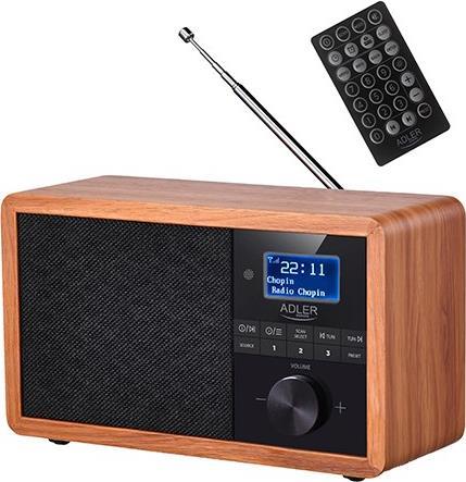 Adler AD 1184 Radio Tragbar Digital Schwarz - Holz (AD 1184)