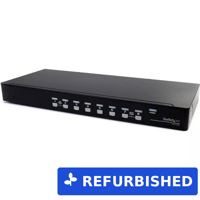 StarTech.com 8 Port Rackmount USB VGA KVM Switch (SV831DUSBAU)