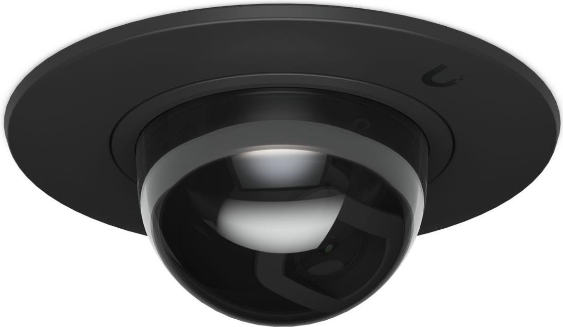 Ubiquiti Dome camera mounting installation into a wall or ceiling with a smoked bubble for enhanced (UACC-G5-DOME-ULTRA-FM-SB-B)