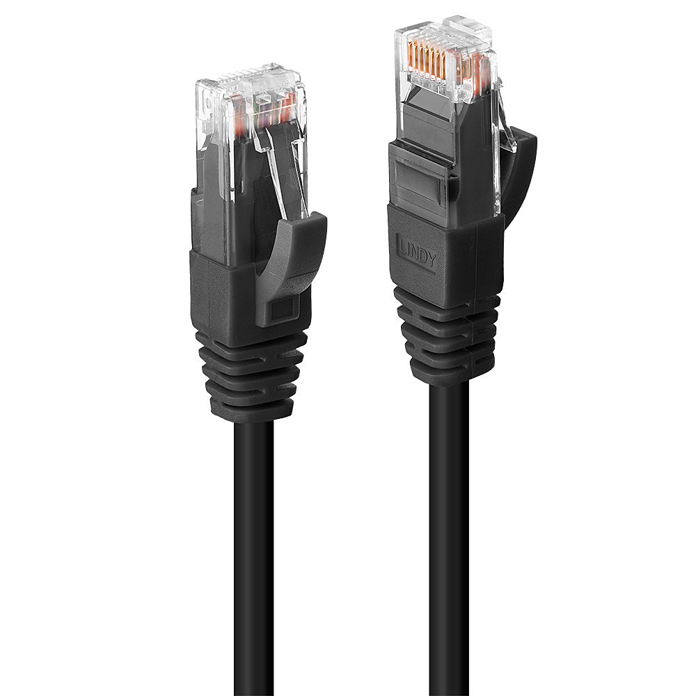 Lindy Premium 45436 Cat.6 U/UTP Netzwerkkabel 7.5 m Schwarz