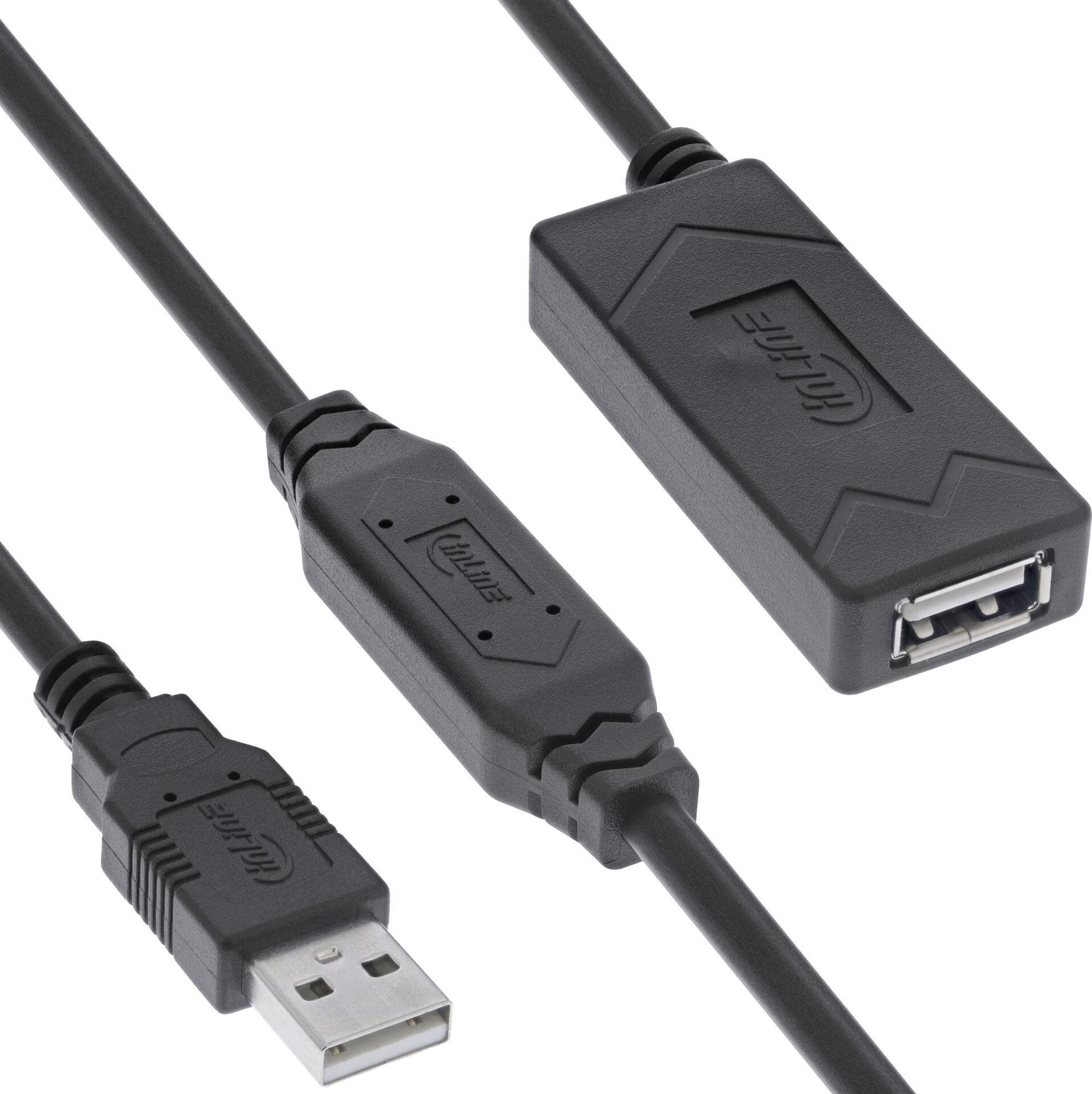 InLine USB 2.0 Aktiv-Verlängerung (34614A)