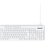 Hama USB-Tastatur CK-200 kabelgebunden 8 Media-Tasten Weiss QWERTZ DE (00173053)