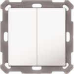 MDT BE-TAL55B2.01 Taster Light 55 Basic 2fach Reinweiß glänzend Neutral (BE-TAL55B2.01)
