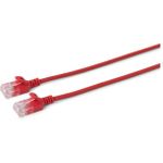 MicroConnect U/UTP CAT6 10M Red Slim, PVC, 4x2xAWG 30/7 CU, OD : 3.6mm (V-UTP610R-SLIM)