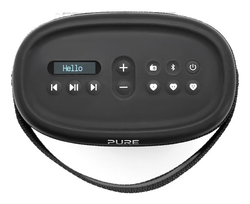 Pure Acoustics Pure Woodland Tragbarer Bluetooth-Lautsprecher Bluetooth 5.1 10 W Schwarz