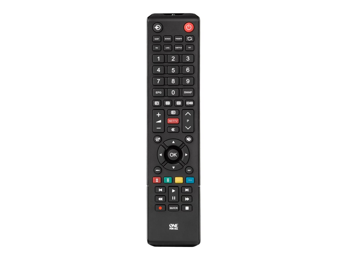 One for All URC1919 Toshiba TV Ersatzfernbedienung Schwarz