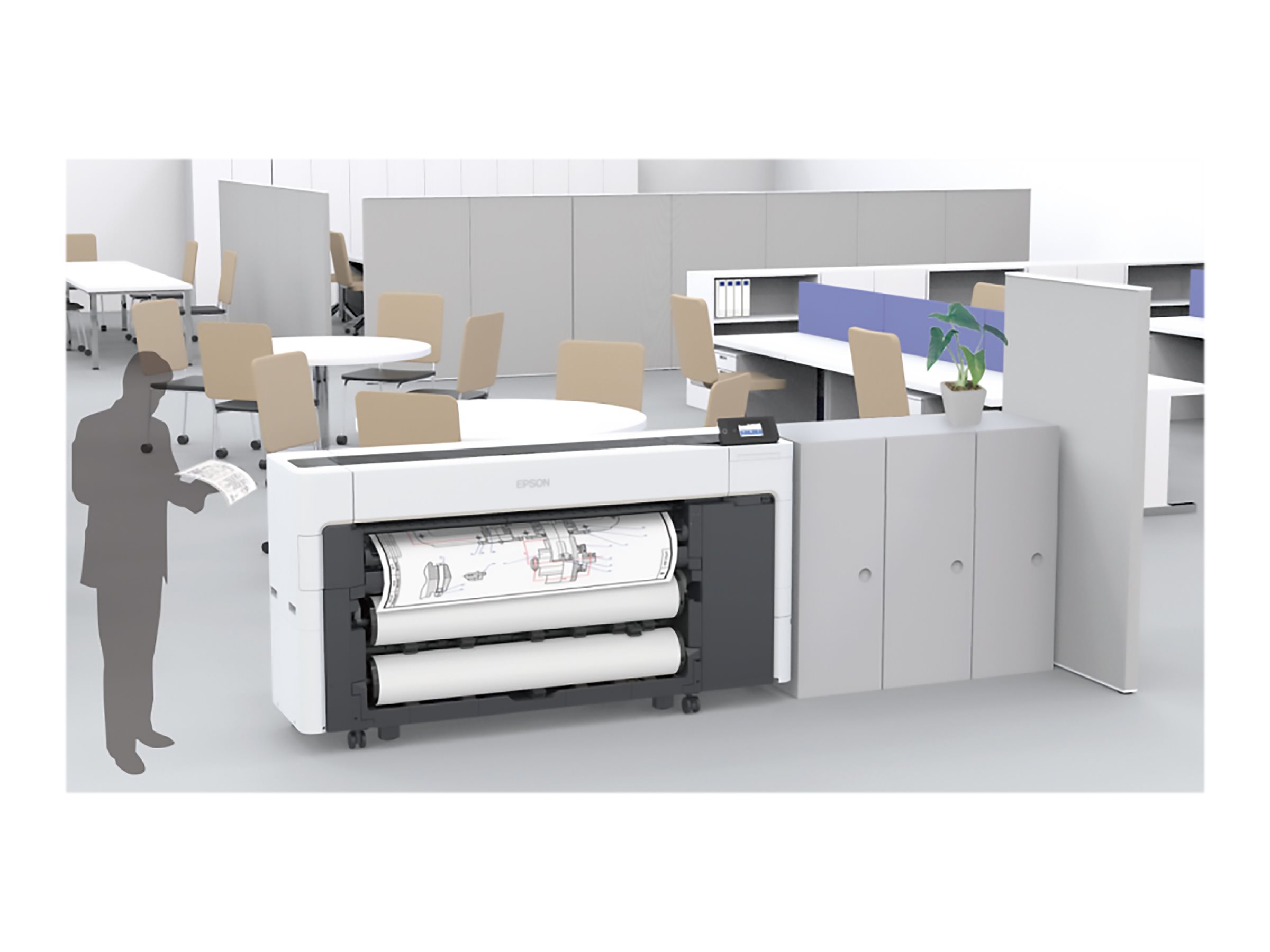 Epson SureColor SC-T3700DE Großformatdrucker 2400 x 1200 dpi Schwarz, Weiß