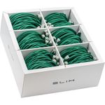 SLIM KAT6A 10 Gigabit Lightpatchkabel, 0,50m, U/FTP, Ø 3,8mm, grün, 90-Pack KAT6A LIGHT geschirmt (SLIM-LS-K6A 0.5 GN 90)