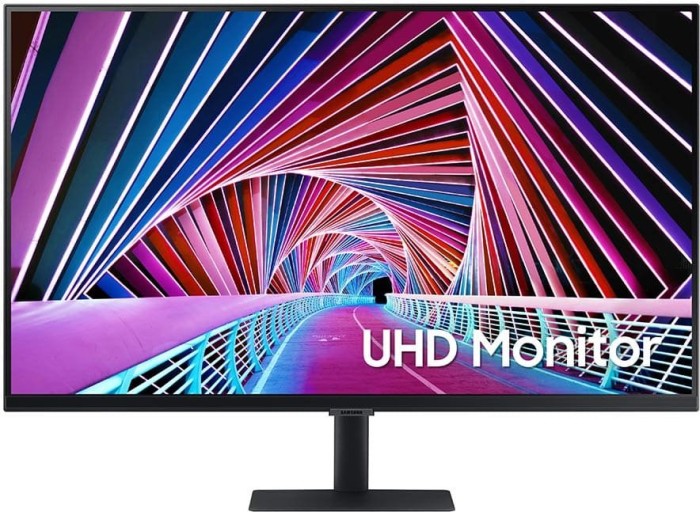 Samsung S32A706NWU - S70A series - LED-Monitor - 80 cm (32) - 3840 x 2160 4K @ 60 Hz - VA - 300 cd/m² - 2500:1 - HDR10 - 5 ms - HDMI, DisplayPort - Schwarz [Energieklasse G] (LS32A706NWUXEN)