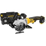 DEWALT DCS571NT-XJ Tragbare Kreissägemaschine 115 mm 18V T-STAK Schwarz, Gelb (DCS571NT-XJ)