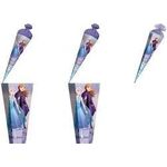 ROTH Motiv-Schultüte "Disney Frozen", rund, 700 mm Lizenz-Schultüte, Filzverschluss, mit stabiler ROTH-Spitze - 1 Stück (677496)