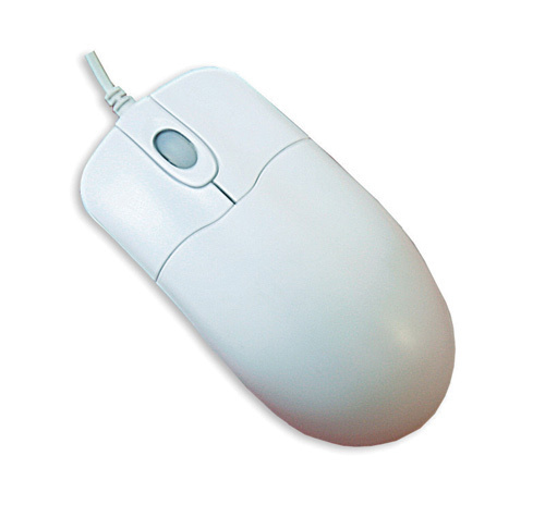 Seal Shield Silver Storm Waterproof Maus USB 800 DPI Weiß