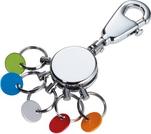 TROIKA Schlüsselanhänger PATENT/Colour glänzend mehrfarbig (KYR61/CH)