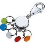 TROIKA Schlüsselanhänger PATENT/Colour glänzend mehrfarbig (KYR61/CH)