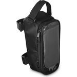 Hama Fahrrad-Rahmentasche mit durchsichtigem Handy-Fach, für Oberrohr, Schwarz (00121353)