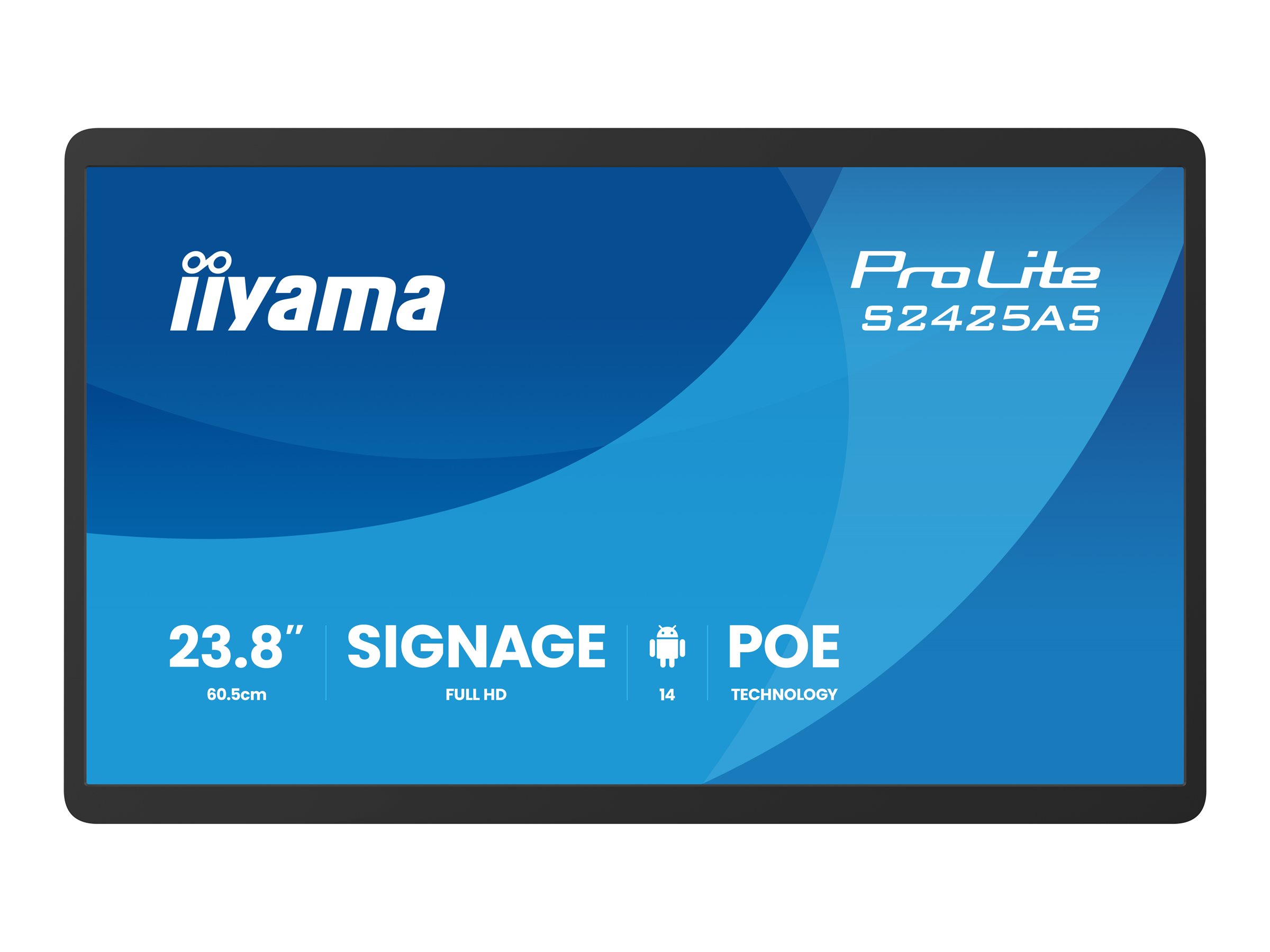 iiyama ProLite S2425AS-B1P 23,8" Full HD IPS Digital Signage Display Schwarz
