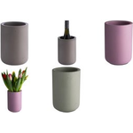 APS Flaschenkühler ELEMENT, Beton, hellgrün mit möbelschonender Unterseite, Innendurchmesser: 100 mm, - 1 Stück (36105)