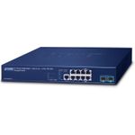 PLANET L3 4-Port 10/100/1000T + Managed Gigabit Ethernet (10/100/1000) 1U (MGS-6320-8T2X)