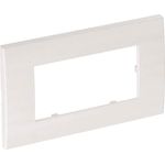 OBO Bettermann Abdeckrahmen AR45-F2 RW Modul 45 2fach reinweiss (AR45-F2RW)