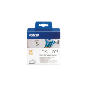 Brother DK-11207 - CD/DVD-Etiketten 100) - für QL 1050, 1050N, 1060N, 500, 50...