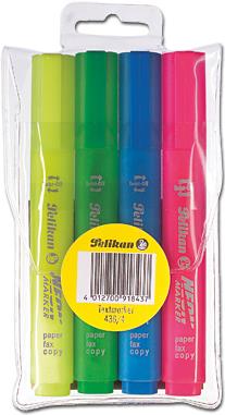 Pelikan Büro Textmarker Pelikan 438/4 Etui mit 4 Farben (918433)