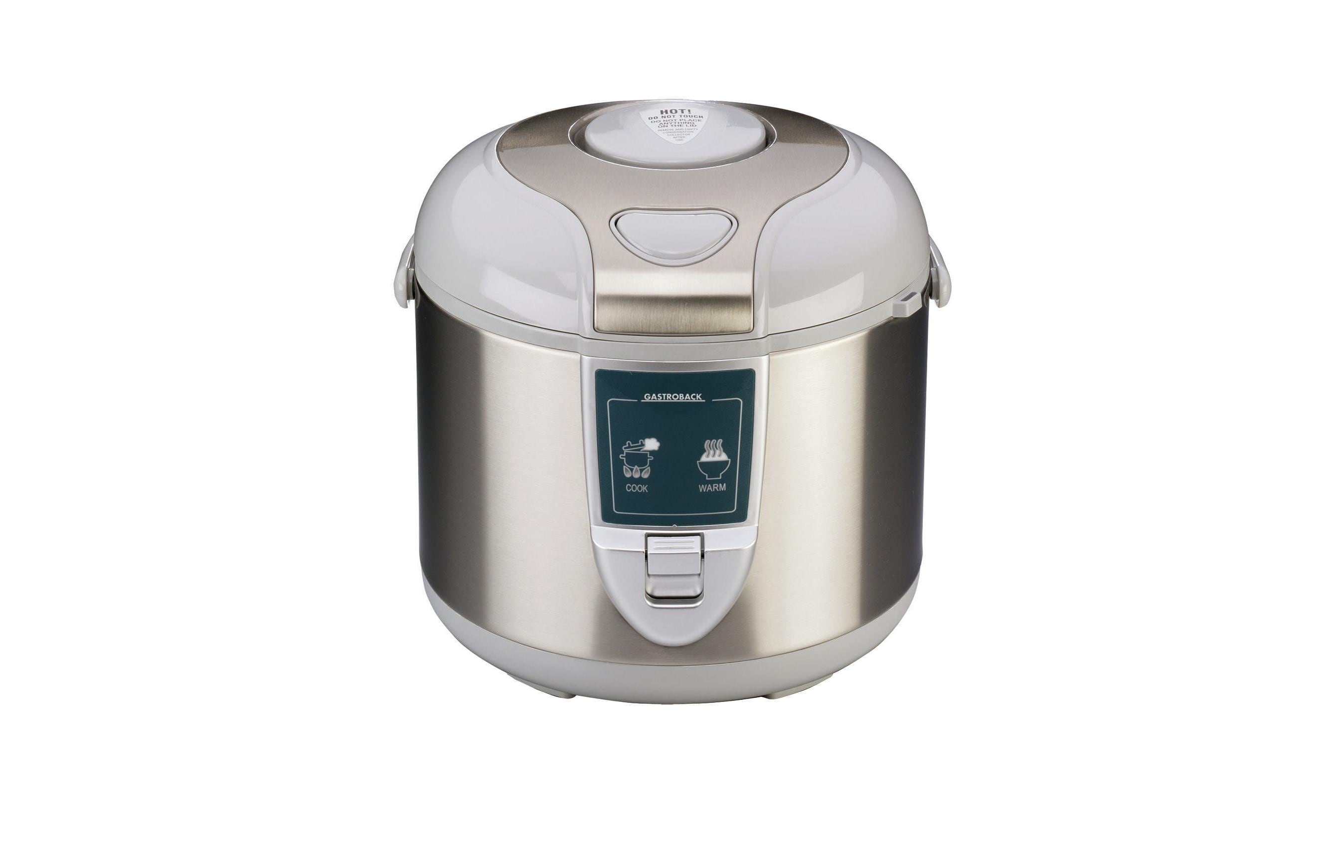 Gastroback Design 42507 Reiskocher 1 Liter 450 W Silber