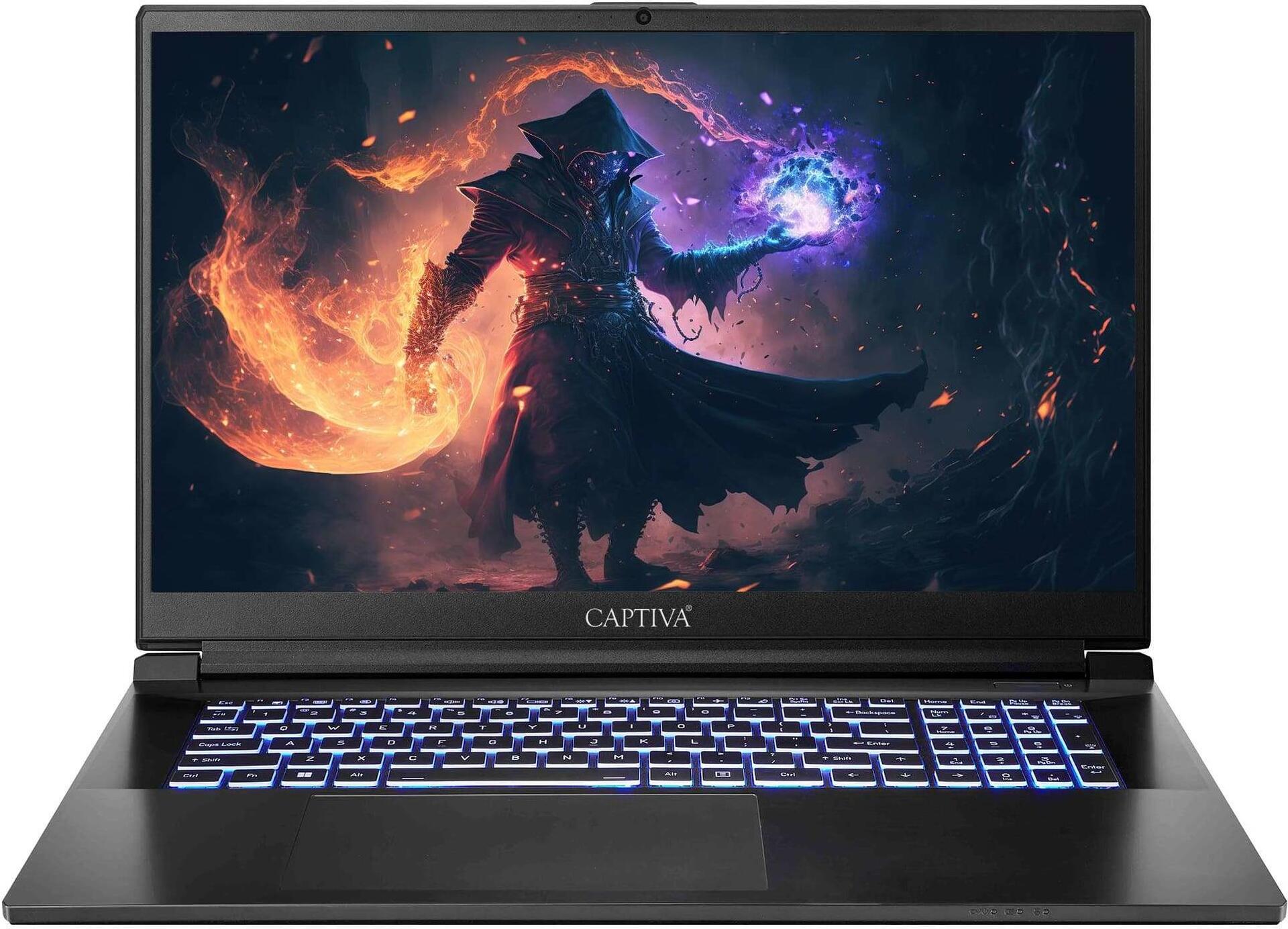 Captiva Advanced Gaming I75-892G1 Laptop 43,9 cm (17.3") Full HD Intel® Core™ i5 i5-13500H 32 GB DDR5-SDRAM 2 TB SSD NVIDIA GeForce RTX 4060 Wi-Fi 6E (802.11ax) Windows 11 Home Schwarz (75892)
