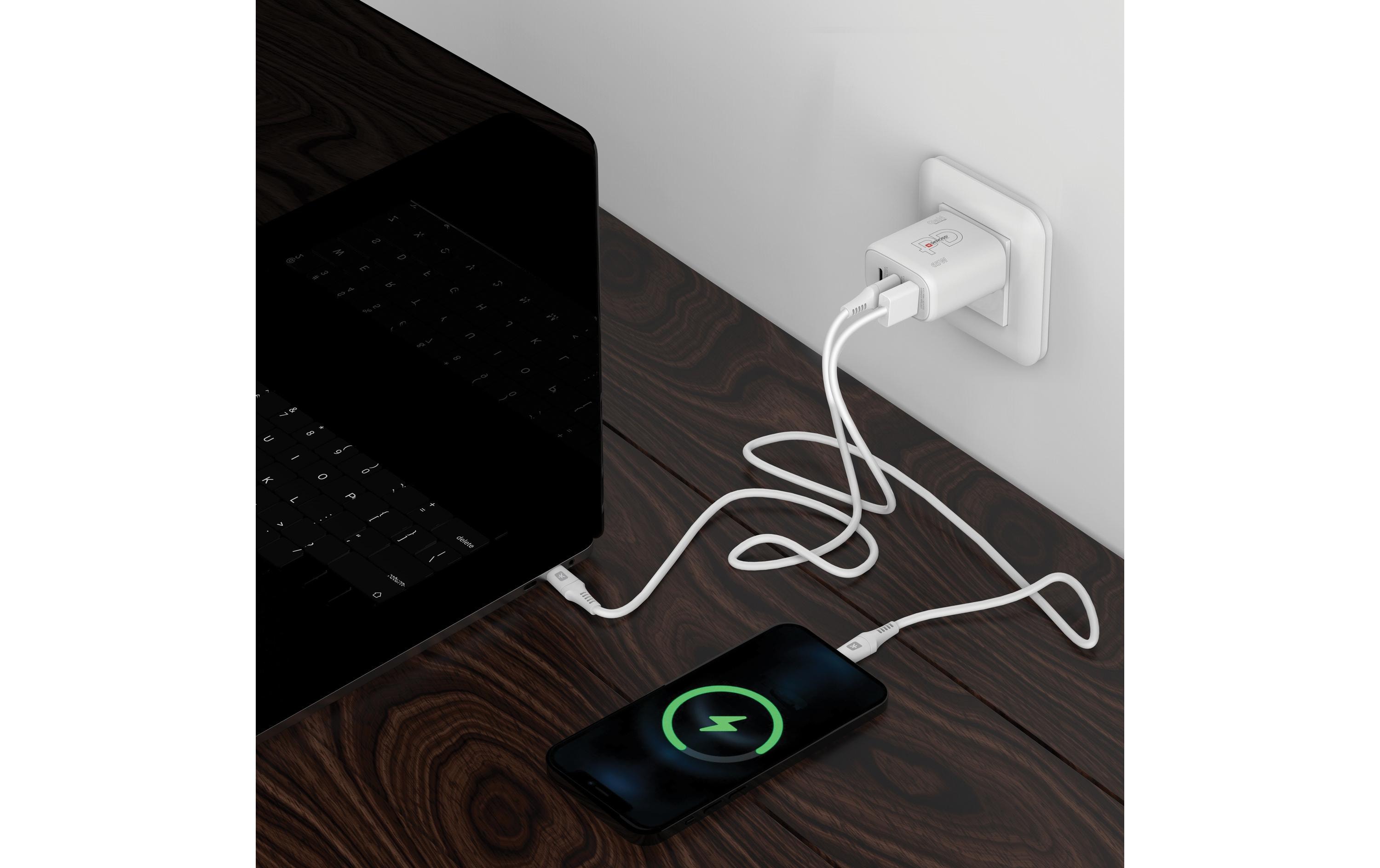 SKROSS Power Charger 65W PD GaN EU 2x USB-C 1x USB-A Weiß