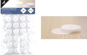 kangaro Klettpunkte, Durchmesser: 20 mm, weiß selbstklebend, zum Fixieren und Verschließen von - 1 Stück (K-5062)
