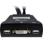 Inter-Tech KVM-LS-21DA DVI Tastatur/Video/Maus (KVM)-Switch Schwarz (88887188)