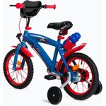 Huffy Kinderfahrrad 14" Spider-Man 24941W mit Stützrädern für 4-6 Jahre blau (24941W)