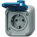 Busch Jaeger 2083-0-0368 Steckdose CEE 7/3 Blau - Grau (2083-0-0368)