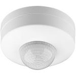 Wentronic Goobay Infrarot Bewegungsmelder, Weiß - zur Unterputz-Deckenmontage, 360 ° Erfassung, 12 m Reichweite, für Innen (IP20), LED-geeignet, 3-fach Infrarot (96007)