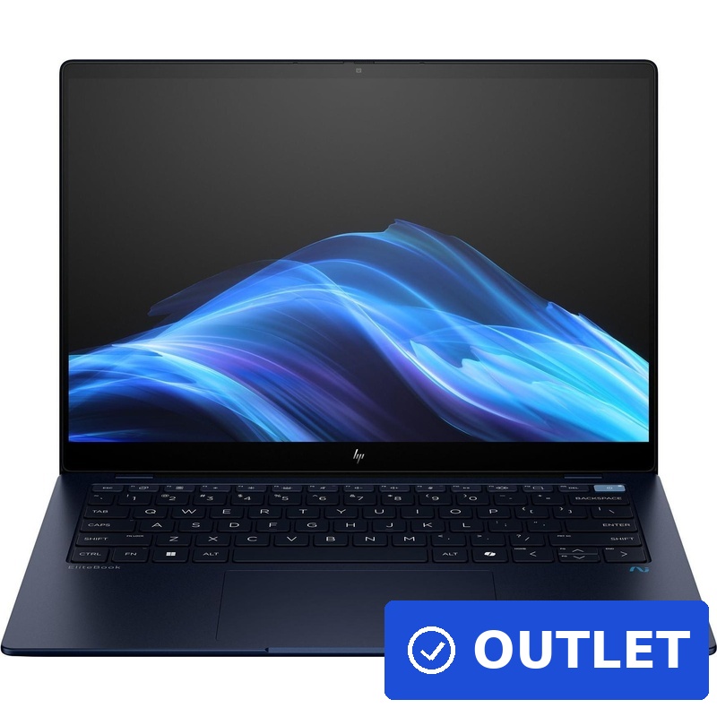 HP EliteBook Ultra G1q KI Laptop Snapdragon X1E-78-100 14" Touch 2.2K 16 GB 1 TB SSD Win 11 Pro DE QWERTZ (A26TLEA#ABD) (geöffnet)
