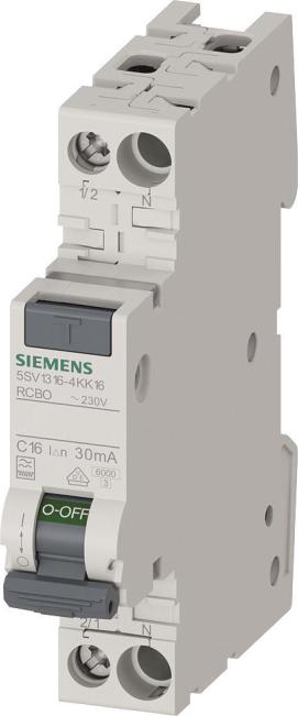 5SV1316-4KK16 FI/LS-Schalter kompakt Typ F 30mA C16 (5SV13164KK16)