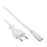 InLine 16653W 3m Netzstecker Typ C C7-Koppler Weiß Stromkabel (16653W)