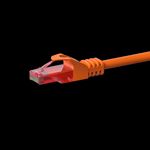 DSIT CAT6 Netzwerkkabel, U/UTP, 0,15 Meter, Orange, 100% Kupfer (DC-66-001)