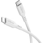Goobay USB-C-Silikonkabel, 1,5 m, weiß (77743)