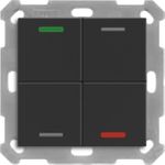 MDT BE-TAL55T406.01 KNX Taster Light 55 4f RGBW Temperatursensor sw matt Neutral 1 (BE-TAL55T406.01)