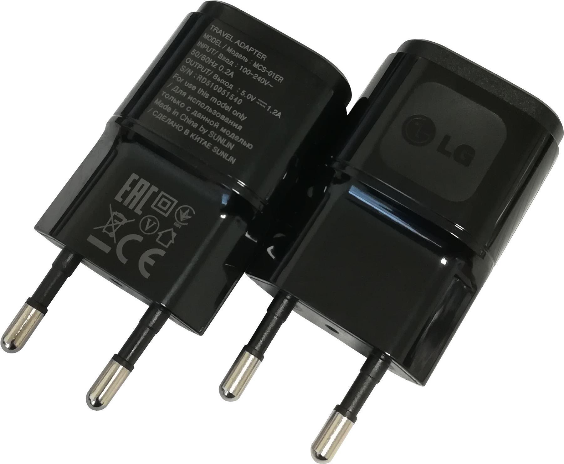 LG USB Netzteil Reise Handy Ladegerät MCS-01er