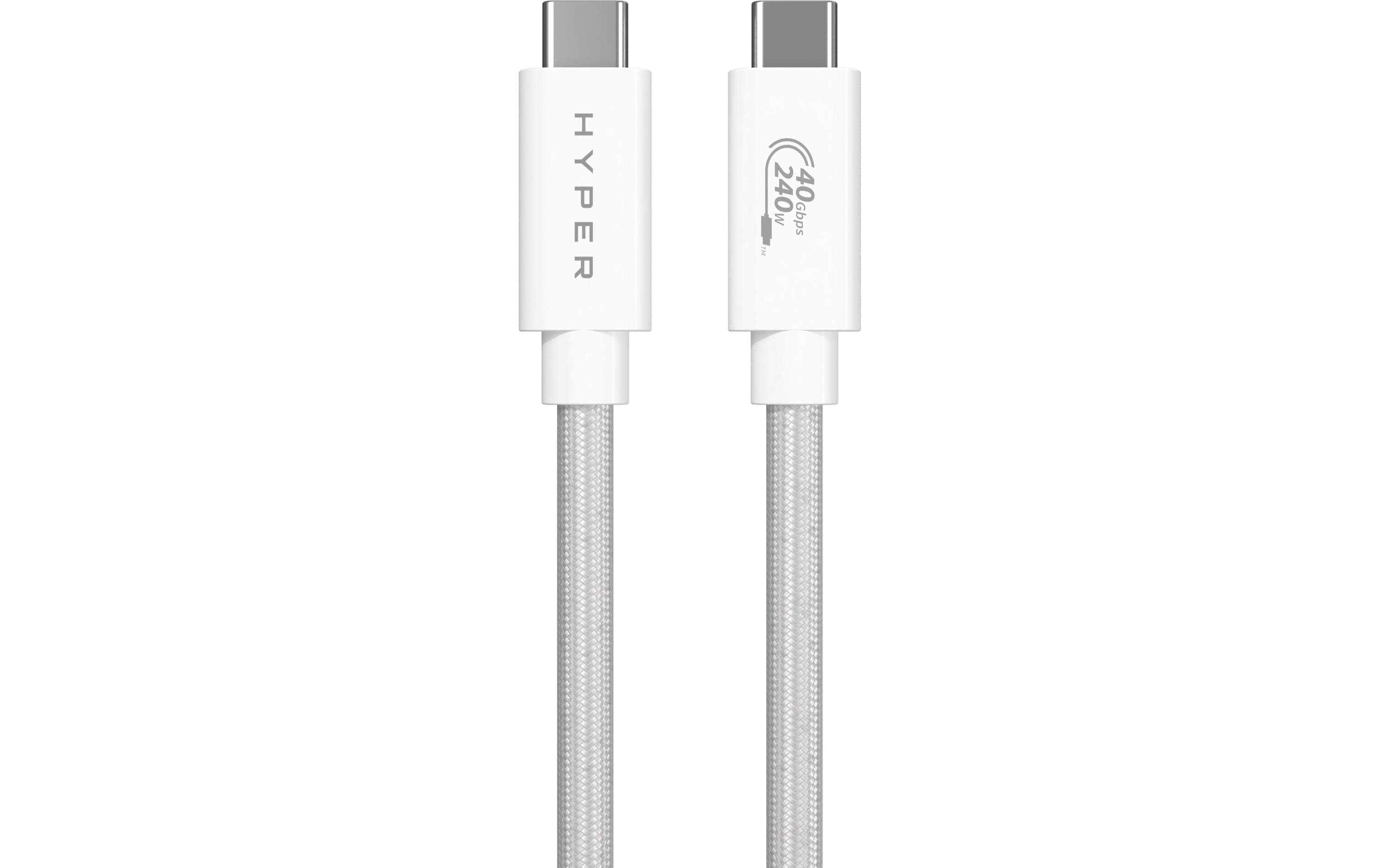 HYPER HyperDrive Next USB4 Performance Kabel USB-C 1,2 m 40 Gbit/s 240 W Weiß