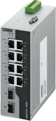 Phoenix Contact Industrial Ethernet Switch - FL SWITCH 4008T-2SFP 2891062 24 V/DC Anzahl Ethernet Ports 8 Anzahl LWL Por (2891062)