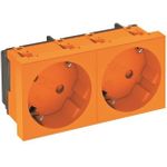 BETTERMANN STD-D3S ROR2 Steckdose 33°, 2-fach Schutzkontakt (6120105)