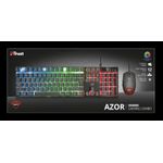 Trust GXT 838 Azor Tastatur USB Deutsch Schwarz (23471)