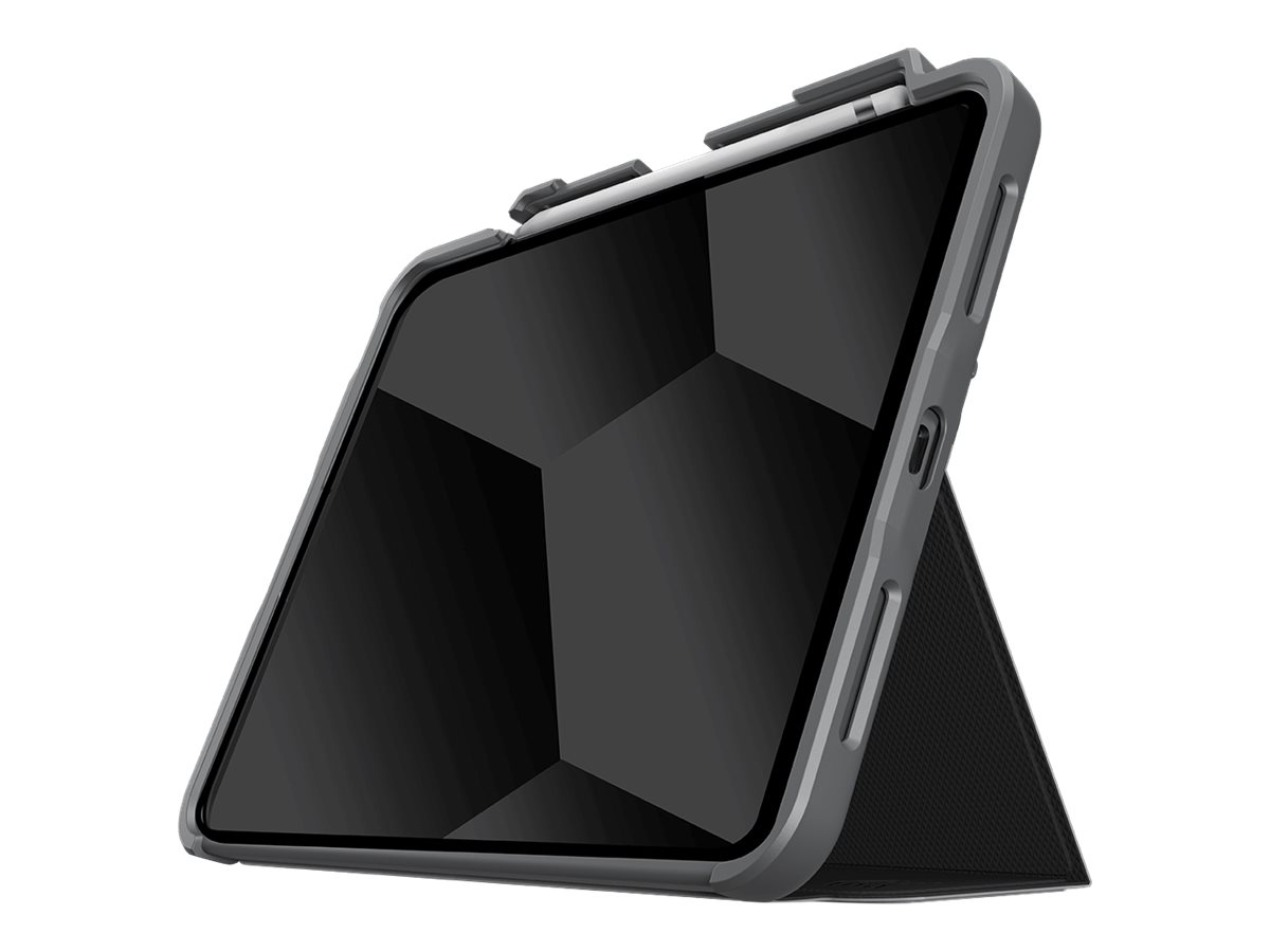 STM Dux Plus Flip-Hülle für Apple iPad 10,9" (2022) Schwarz/Transparent