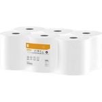 satino by wepa Handtuchrolle HiCycle, 2-lagig, 138 m Tissue, 100% Recycling, hochweiß, Waffelprägung, Breite: - 6 Stück (319190)