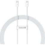 Baseus Superior USB C auf USB C Datenkabel 2 m 30 W Weiß (P10365200211-01)