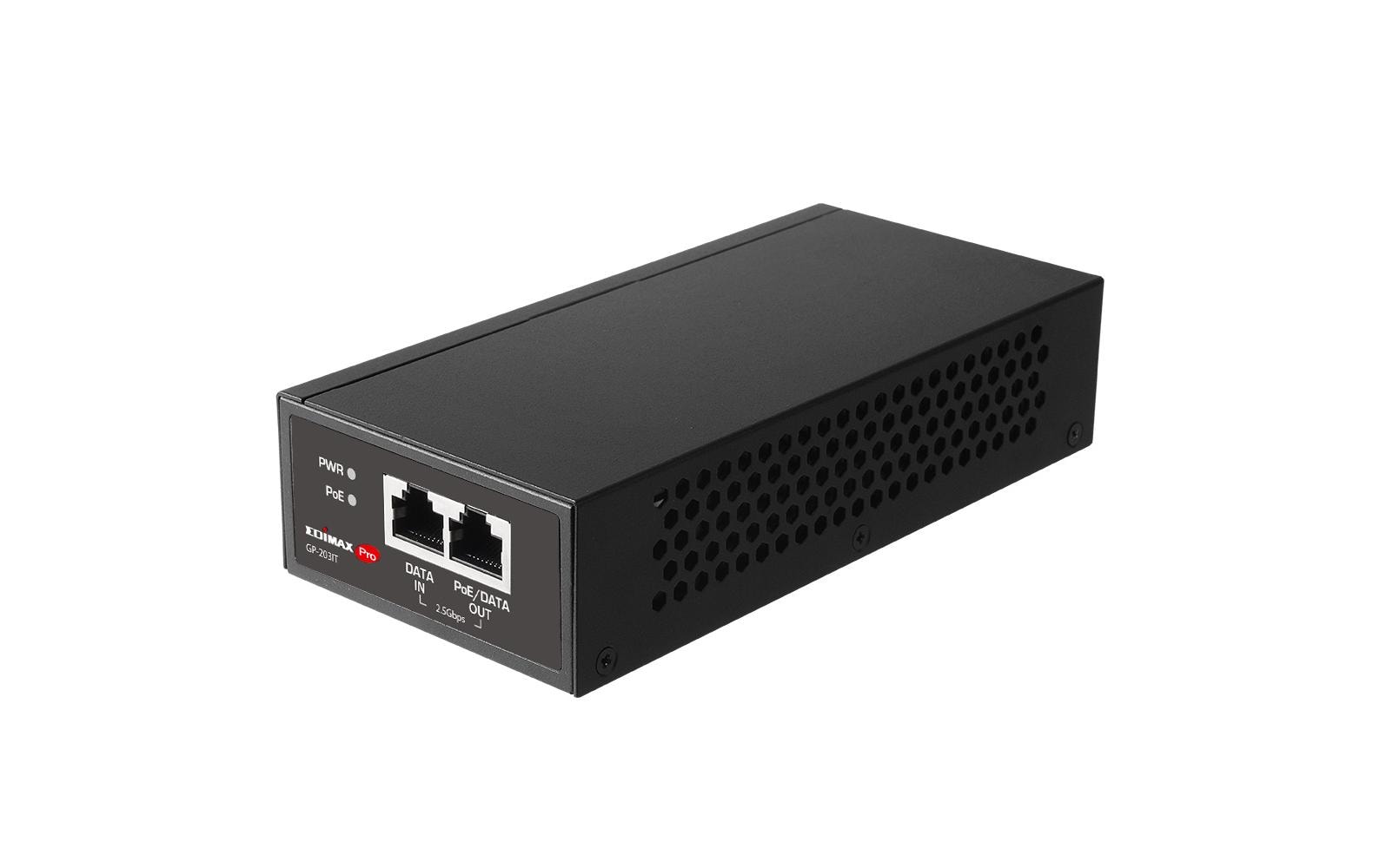 Edimax Pro GP-203IT PoE++ Injektor 90 W Schwarz