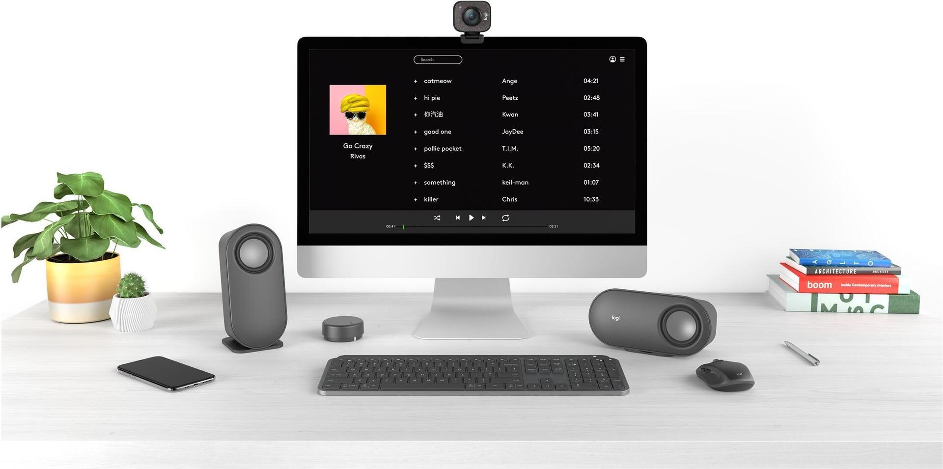 Logitech StreamCam Full HD Webcam 1080p 60 fps USB-C Graphit